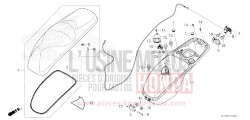 COMPARTIMENT A BAGAGES/SIEGE SH350AT de 2026